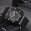 Ice out relógio de alta qualidade Mens Luxo Haima Series Quartz Watch Top Designer de alta qualidade Moda Casual Running Multifuncional Calendário Pulseira de relógio à prova d'água