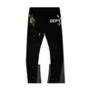 Calças masculinas Mens Designer Galleryes Depts Multi Painel Queimado Mulheres Esportes Soltos High Street Casual Sweatpants Vintage Calças QHFR ZZ2W