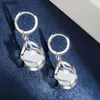 Dangle Earrings Fanqieliu 925 Silver Needle Women's High Quality Opal Jewelry Trendy Hollow Cage Drop FQL23569