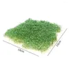 Decoratieve beeldjes Trein Landschap Gras Planten Scenario Model Struik Vegetatie Stapel Miniatuur Tuin Decor