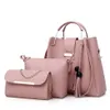 hbp 3 peças três peças design de moda inteira bolsa mãe bolsas bolsa corrente borla rosa crossbody ombro de alta qualidade senhoras walle263F