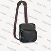 M45439 Cross Body Utility Torka boczna Mężczyźni Messenger Crossbody Torby oryginalna skórzana skórzana designerka na płótnie torebka na ramię