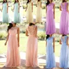 Casual Dresses 2024 Women Elegant Lace Patchwork Long Dress Female Solid Wedding Bridesmaid Party Maxi Robe Femme Vestidos S-5XL