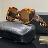 Sonnenbrille, Luxus-Designer-Sonnenbrille, Mann und Frau, rechteckige Sonnenbrille, Unisex, Designer-Schutzbrille, Strand-Sonnenbrille, Retro-Rahmen, Luxus-Design, UV400, mit Box, sehr gut, I8