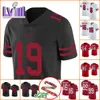 Groothandel aangepaste voetbalshirts san'''francisco''49ers''97 Nick Bosa Fred Warner Trey Lance Jerry Rice Kittle Young Samuel Kinlaw Black Black Men Women Jeugd Jersey