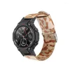 Assista Bandas Camuflagem Canvas Strap para Huami Amazfit T-Rex Smart Band Nylon Substituir Pulseira Xiaomi Pro Trex Correa