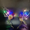 Dekoracja imprezy oświetlić glow jelenie kratę kwiat pałąk na głowę gałęzie drzewa Blos Butterfly na kostium urodzinowy Boże Narodzenie Navidad