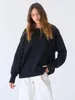 Maglioni da donna Bornladies Donna O Collo Autunno Inverno Spessore Caldo Pullover Top Oversize Casual Allentato Maglia Maglione Donna Pull