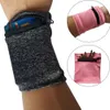 Wrist Support Man Wrist Wallet Pouch Band Fleece Zipper Running Gym Cycling Safe Sport Wrist Band Bag Coin Key Storage Lightweight Gray Black YQ240131