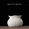 Vases White Ceramic Vase European Style Flower Pot Plants Modern Home Decorations Vintage Desktop Porcelain Ornaments Handicrafts