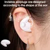 Mini Invisible Sleep Wireless Earphone Bluetooth 5.3 Hidden Earbuds IPX5 Waterproof Noise Cancelling Touch Control Headphone X55