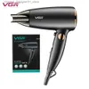 Hårtorkar VGR 439 hårtork Professionell personlig vård Barber Styling Tools Salonger Hot Cold Air Blow Hushåll Fällbart handtag V439 Q240131