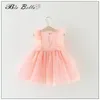 Abiti per ragazza Neonate Abito Moda Tutu Principessa in pizzo Cotone Soild 1-4T Abbigliamento per bambini Senza maniche Festa di Natale Vestido Abbigliamento