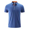LL Yoga Outfit Outdoor Men's Polo Shirt Mens Quick Dry Sweat-wicking Short Top Male Short Sleeve High Quantity