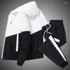 Survêtements pour hommes Hommes Survêtement Casual Joggers Sweat à capuche Vestes et pantalons 2 pièces Ensembles Hip Hop Running Sports Suit Vêtements