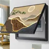 Schilderijen Platte Diamant Ingelegd Kristal Porselein Schilderij Abstract Geometrisch Muurkunstwerk Meterkast Woondecoratie Modern Hd Smal Dhrkz