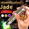 Flashlights Torches Highlighting Identification Illuminated Jade Three-Color Strong Light Charging Lamp 365 Uv Gem Detection