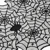 Decorazione per feste Halloween Spider Web Tovaglia Antiscottatura Tavolo Copertura protettiva Accessori