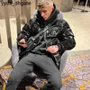 Trapstar Top Mens Down Parkas Coats Mężczyźni kobiety haft błyszcząca czarna ironią kurtka Odłączona kaptur Wysokiej jakości kurtka zimowa x0908 UCJX