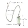 Kettingen Kleurrijke Grind Wens Fles Reiki Healing Crystal Natuursteen Amethist Aventurijnen Chakra Ketting Voor Vrouwen Jewelry262b