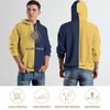 designer män hoodies tröjor blå gul hip-hop rock anpassade mönstrade mössor casual athleisure sport utomhus grossist hoodie män kläder stor storlek s-5xl