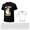 Polos pour hommes Big Nick Energy Santa T-shirt uni Fans de sport vêtements esthétiques t-shirts noirs pour hommes