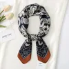 Sciarpe Stampa Foulard con fiori di anacardi Collocazione Accessori di abbigliamento Sciarpa stampata Scialle femminile in seta stile coreano