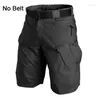 Men's Shorts Men Urban Military Tactical Outdoor Waterproof Wear-Resistant Cargo Quick Dry Multi-pocket Hiking Pants 6XL