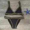 Kadın mayo tığ işi bikinis yüzme takım elbise seksi bandaj Brezilya bikini 2024 Banyo Biquini 120