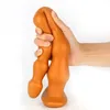 Lange Anale Plug Dildo Pull Bead Buttplug Speeltjes Voor Vrouwen/Mannen Masturbators Siliconen Anale Speeltjes Echte Butt Plug anus Plu Sexshop 240129