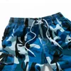 Mäns shorts Summer Camouflage Swimming Trunks For Men Drawstring Multi-Pocket Board Hawaiian Beach Vacation Casual Swimsuit