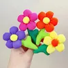 Accessoires pour cheveux, pinces à fleurs coréennes mignonnes pour filles, couleur bonbon, épingle à cheveux florale, joli couvre-chef doux