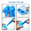 Strumenti per gelato 1/3pc7Holes Fai da te Pops Stampo in silicone Ball Maker Stampi per ghiaccioli Baby Fruit Shake Accessori per la cucina di casa Strumento YQ240130