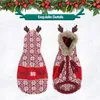 Vêtements pour chiens Benepaw Pull de Noël Hiver Chaud Renne Pull tricoté Pull Chat Chiot Vêtements Vêtements pour animaux de compagnie pour petits chiens moyens