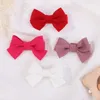 Haarschmuck 6 Teile/satz Bögen Cord Sichere Clips Geborene Mädchen Prinzessin Haarnadeln Haarspangen Für Kleinkinder Baby