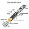 Torches Mini LED 다기능 방수 방수 키 체인 휴대용 자기 경고 캠핑 토치 라이트