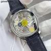 Iwcity Menwatch Watch Męskie Designer Portugieser Gold Watches 5A Wysokiej jakości automatyczne mechaniczne uhren skórzane pasek Watchmen z powrotem przezroczysty Montre Pilot XVTH