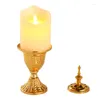 Candle Holders Vintage Metal Candlestick Elegant Stand Candelabra For Dining Table Wedding Home Decor Drop