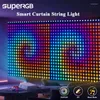 سلاسل 2pcs ستارة ذكية ضوء تطبيق DIY صورة مصباح LED عرض RGB سلسلة من بلوتوث مصابيح التحكم