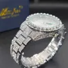 Autres montres Hommes de luxe Montre Bling Big Diamond Montres à quartz Homme Hip Hop Rock Élégant Calendrier étanche Montres-bracelets Dropshipping J240131