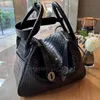 Fully Handmade tote bag designer bag Slant Bag Classic Luxury 25cm 30cm Sizes Imported America Crocodile leather real skin Beeswax Thread stitched