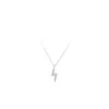 Pendant Necklaces LIVVY Silver Color Creative Design Lightning Necklace For Women Fashion Simple Clavicle Chain Jewelry Party Gifts