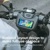 Mobiltelefonpåsar rockbros motorcykelväska sport crossbody väska stor kapacitet moto telefonpåse rese satchel casual handväska elektriska cykelväskor yq240131