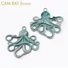 20pcs 55 57mm 4 Colors Alloy Octopus Antique Charms Bronze Metal Pendants Charm for DIY Necklace & Bracelets Jewelry Making Handma231B