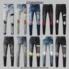 Jeans masculino jeans jeans amlrl de alta qualidade moda de estilo legal jeans de luxo calça angustiada motociclista raspado azul jean slim fit motocicleta