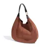 Evening Bags Vintage Suede Genuine Leather Women Handbags Hobo 2024 Ladeis Tote Shoulder Large Capacity Underarm Bag