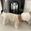 Dog Apparel Color Solid Legged Winter Clothes Bear Beautiful Pet Cotton Shirt Teddy Coat Than Warm Button Four Up Down