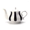 Mugs Black And White Polka Dot Retro Bone China Phnom Penh European Coffee Cup Afternoon Tea Set