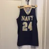 Maillot de basket-ball personnalisé pour hommes des Navy Midshipmen # 0 Austin Inge # 1 Austin Benigni # 2 Lysander Rehnstrom # 3 Cam Cole # 5 Mitch Fischer # 6 Jalen White # 7 Kam Summers