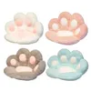 INS Bear Cat Paw Pillow Animal Seat Cushion Stuffed Plush Sofa Indoor Floor Home Chair Decor Winter Children Girls Lovely Gift 240129